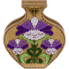 Wooden Bead Embroidery Kit &ndash; &ldquo;Violet Mood&rdquo; (Double-Sided Vase) FLK-344 FLK-344 photo 4