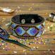 Faux Leather Bead Embroidery Kit &ndash; &ldquo;Bracelet&rdquo; (3 &times; 22 cm) FLBB-026 Black FLBB-026 photo 1