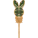 Wooden Bead Embroidery Topper &ndash; &ldquo;Bunny&rdquo; FLK-093 FLK-093 photo 2