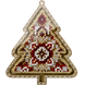 Wooden Bead Embroidery Kit &ndash; &ldquo;Christmas Ornament &ndash; Folk Christmas Tree&rdquo; FLK-375 FLK-375 photo 3