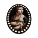 Floss Organizer &ndash; &ldquo;Lady with an Ermine, Oval&rdquo; FLZ(P)-027 FLZ(P)-027 photo 3