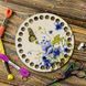Floss Organizer &ndash; &ldquo;Wildflowers & Butterflies, Round&rdquo; FLZ(P)-061 FLZ(P)-061 photo 1