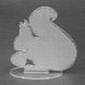 Plastic Embroidery Blank &ndash; &ldquo;Squirrel&rdquo; FLBE(PL)-019 FLBE(PL)-019 photo 1
