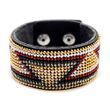 Faux Leather Bead Embroidery Kit &ndash; &ldquo;Bracelet&rdquo; (3 &times; 22 cm) FLBB-027 Black FLBB-027 photo 7