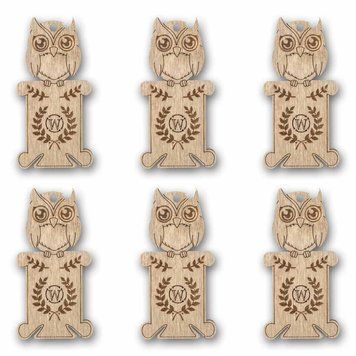 Floss Bobbins &ndash; &ldquo;Owl&rdquo; FLC-070(S) (6 pcs)