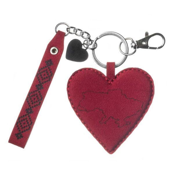 Faux Leather Cross-Stitch Kit &ndash; &ldquo;Bag Charm &ndash; Zakarpattia Region&rdquo; FLHL-158