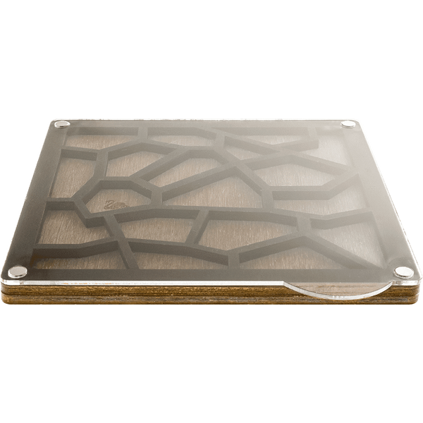 Bead Organizer Box &ndash; &ldquo;Stone Pavement&rdquo;, With Clear Lid FLZB-045
