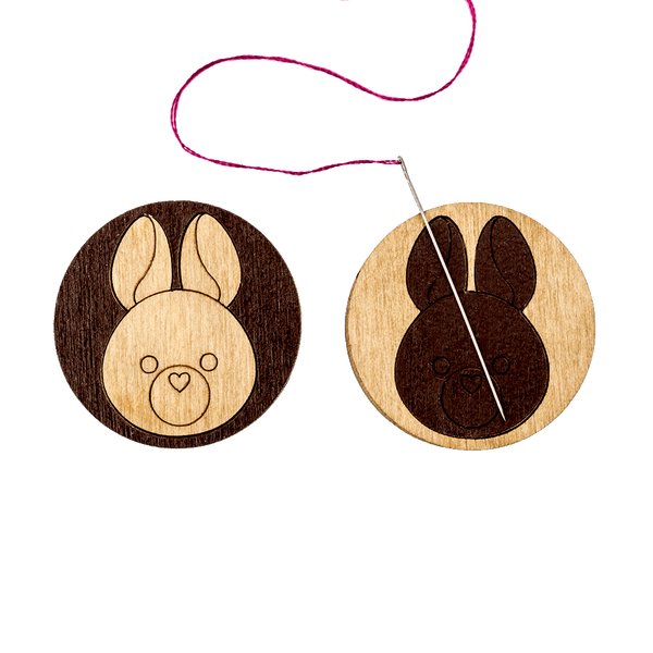 Needle Minder &ndash; &ldquo;Wooden, Double-Sided&rdquo; FLMH-022(W)