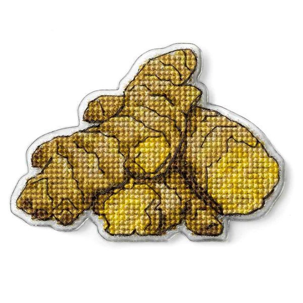 Plastic Cross-Stitch Kit &ndash; "Ginger Root" (Double-Sided) FLX-076