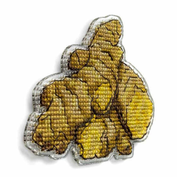 Plastic Cross-Stitch Kit &ndash; "Ginger Root" (Double-Sided) FLX-076