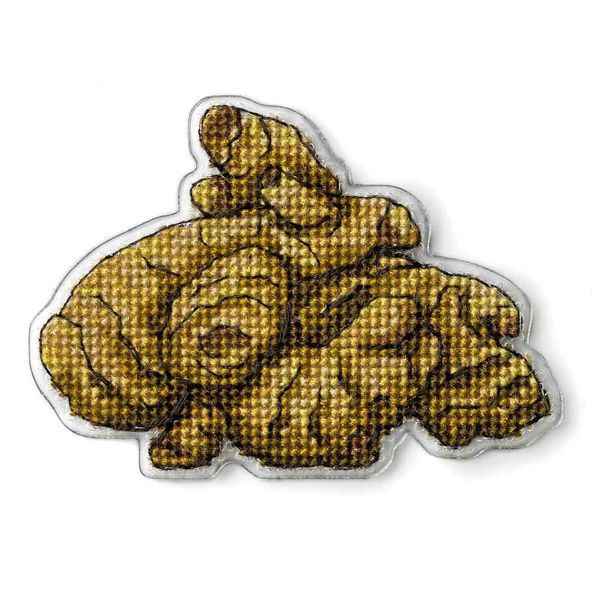 Plastic Cross-Stitch Kit &ndash; "Ginger Root" (Double-Sided) FLX-076
