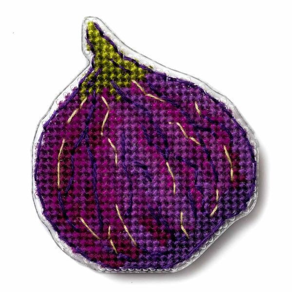 Plastic Cross-Stitch Kit &ndash; "Fig" (Double-Sided) FLX-100