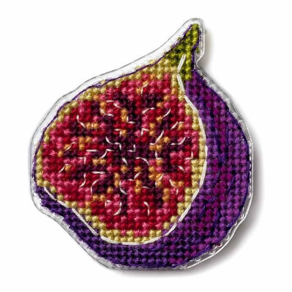 Plastic Cross-Stitch Kit &ndash; "Fig" (Double-Sided) FLX-100