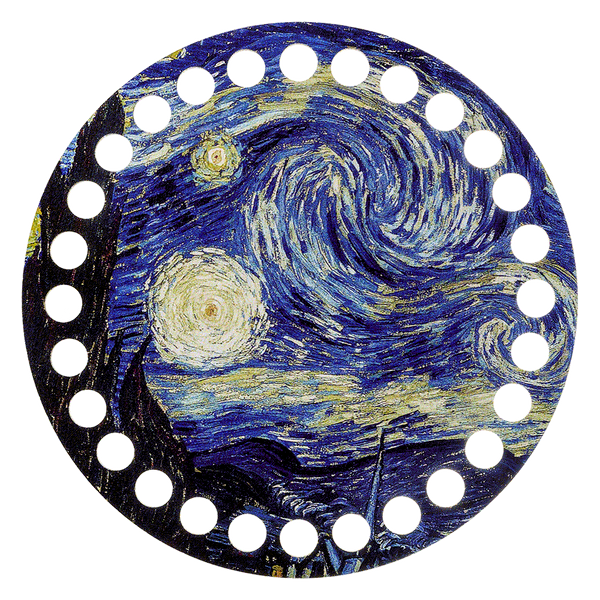 Floss Organizer &ndash; &ldquo;Starry Night, Round&rdquo; FLZ(P)-028