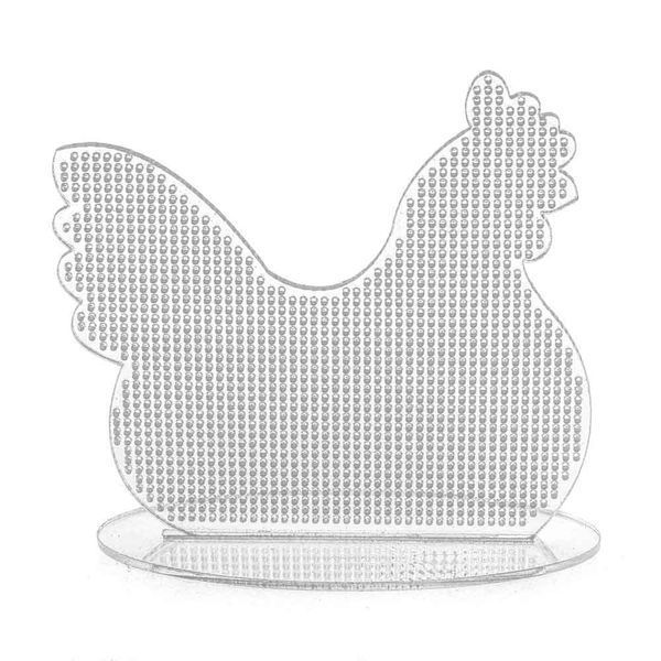 Plastic Embroidery Blank &ndash; &ldquo;Chicken&rdquo; FLBE(PL)-020
