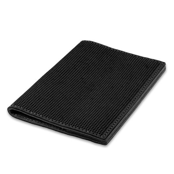 Faux Leather Embroidery Blank &ndash; &ldquo;Passport Cover&rdquo; FLBE(BB)-030 Black