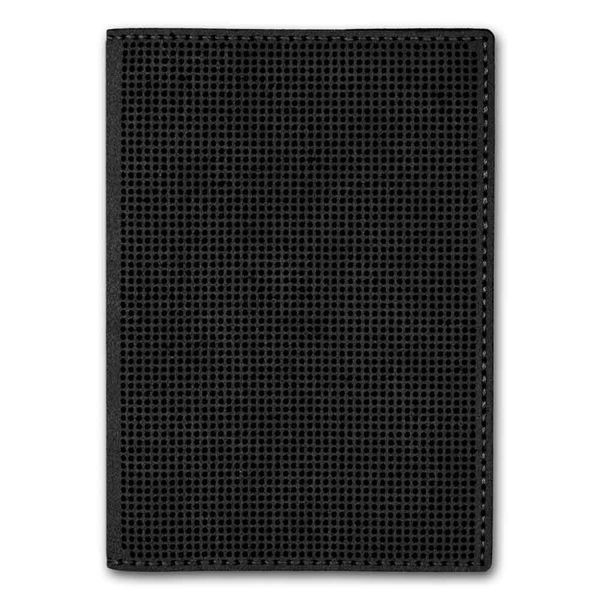 Faux Leather Embroidery Blank &ndash; &ldquo;Passport Cover&rdquo; FLBE(BB)-030 Black