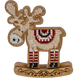 Wooden Bead Embroidery Kit &ndash; Rocking Ornament &ldquo;Moose of the Crystal Forest&rdquo; (Double-Sided) FLK-295 FLK-295 photo 4