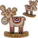 Wooden Bead Embroidery Kit &ndash; Rocking Ornament &ldquo;Moose of the Crystal Forest&rdquo; (Double-Sided) FLK-295 FLK-295 photo 3