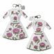 Faux Leather Cross-Stitch Kit &ndash; &ldquo;Bag Charm Dress. Peony Pattern&rdquo; FLHL-137 FLHL-137 photo 2