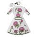 Faux Leather Cross-Stitch Kit &ndash; &ldquo;Bag Charm Dress. Peony Pattern&rdquo; FLHL-137 FLHL-137 photo 5