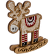 Wooden Bead Embroidery Kit &ndash; Rocking Ornament &ldquo;Moose of the Crystal Forest&rdquo; (Double-Sided) FLK-295 FLK-295 photo 5