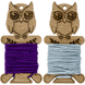 Floss Bobbins &ndash; &ldquo;Owl&rdquo; FLC-070(S) (6 pcs) FLC-070(S) photo 2