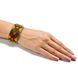 Faux Leather Bead Embroidery Kit &ndash; &ldquo;Bracelet&rdquo; (3 &times; 17 cm) FLBB-112 Khaki FLBB-112 photo 5
