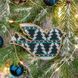 Wooden Bead Embroidery Kit &ndash; &ldquo;Christmas Ornament &ndash; Bird&rdquo; FLK-144 FLK-144 photo 1
