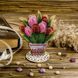 Wooden Bead Embroidery Kit &ndash; &ldquo;Tulips&rdquo; FLK-194 FLK-194 photo 1