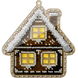 Wooden Bead Embroidery Kit &ndash; &ldquo;Christmas Ornament &ndash; White Window House&rdquo; FLK-376 FLK-376 photo 3