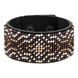 Faux Leather Bead Embroidery Kit &ndash; &ldquo;Bracelet&rdquo; (3 &times; 22 cm) FLBB-155 Black FLBB-155 photo 3