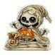 Plastic Cross-Stitch Kit &ndash; &ldquo;Skeleton And The Bugs&rdquo; FLX-122 FLX-122 photo 2