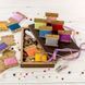 Bobbin Organizer Box &ndash; &ldquo;Dark Rectangular&rdquo; + 22 bobbins FLZB(N)-055 FLZB(N)-055 photo 1