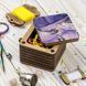 Thread Catcher Square &ndash; &ldquo;Purple Petals&rdquo; FLZB(N)-104 FLZB(N)-104 photo 1