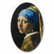 Magnetic Needle Case Oval &ndash; &ldquo;Girl with a Pearl Earring&rdquo; FLZB(N)-149 FLZB(N)-149 photo 3