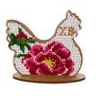 Wooden Bead Embroidery Kit &ndash; &ldquo;Hen&rdquo; FLK-095 FLK-095 photo 4