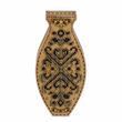 Wooden Bead Embroidery Kit &ndash; &ldquo;Secret Pattern&rdquo; (Double-Sided Vase) FLK-346 FLK-346 photo 9