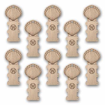 Floss Bobbins &ndash; &ldquo;Seashell&rdquo; FLC-071(S) (10 pcs)
