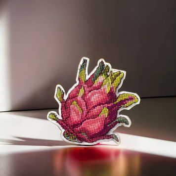 Plastic Cross-Stitch Kit &ndash; "Pitaya" (Double-Sided) FLX-060