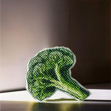 Plastic Cross-Stitch Kit &ndash; "Broccoli" (Double-Sided) FLX-077