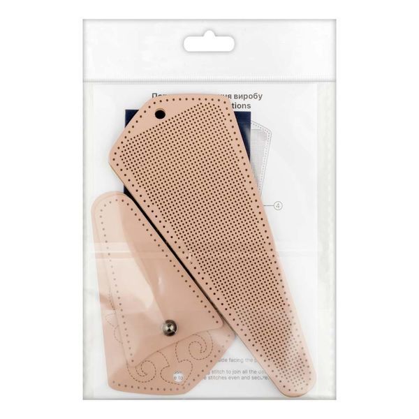 Faux Leather Embroidery Blank "Scissors Case" FLBE(BB)-079 Pink