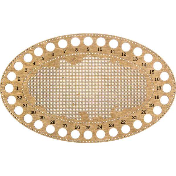 Wooden Embroidery Blank &ndash; &ldquo;Thread Organizer&rdquo; FLHW-015