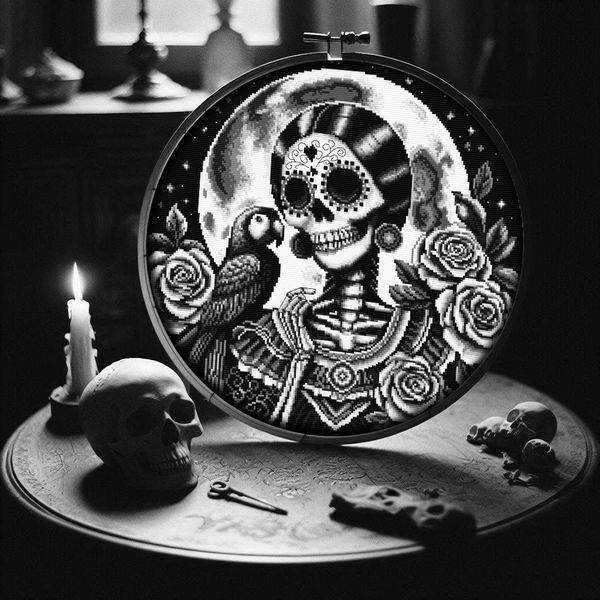 Cross-Stitch Pattern &ndash; "Beyond the Death" WLP-033