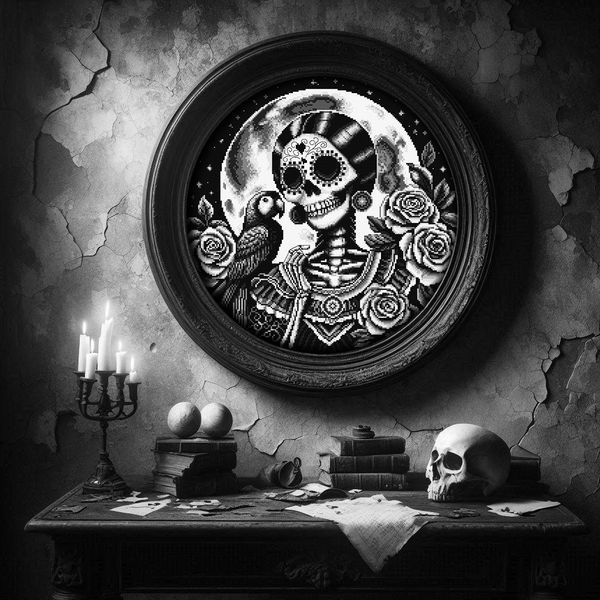 Cross-Stitch Pattern &ndash; "Beyond the Death" WLP-033