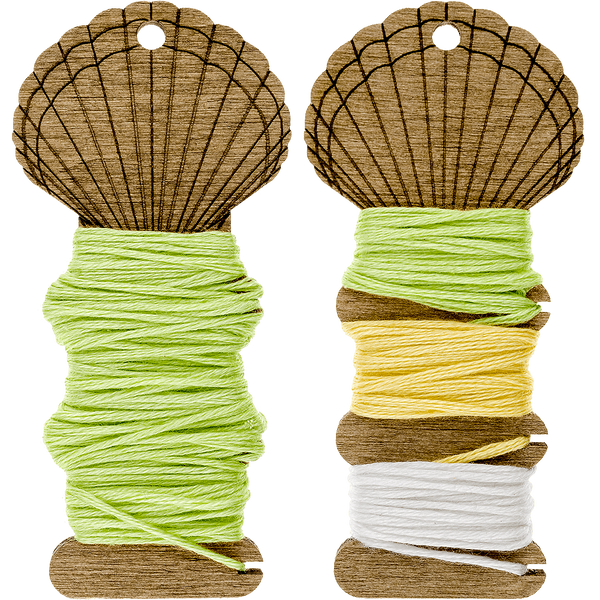 Floss Bobbins &ndash; &ldquo;Seashell&rdquo; FLC-071(S) (10 pcs)