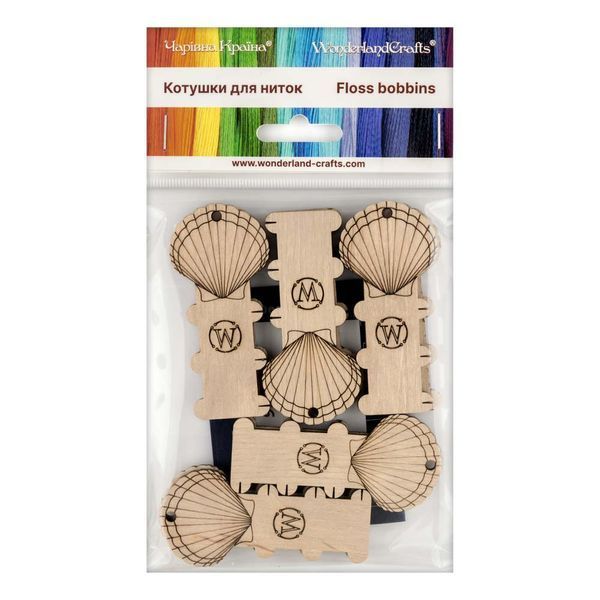 Floss Bobbins &ndash; &ldquo;Seashell&rdquo; FLC-071(S) (10 pcs)