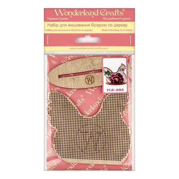 Wooden Bead Embroidery Kit &ndash; &ldquo;Hen&rdquo; FLK-095