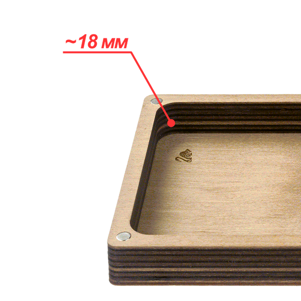 Bobbin Organizer Box &ndash; &ldquo;Dark Rectangular&rdquo; + 38 bobbins FLZB(N)-056