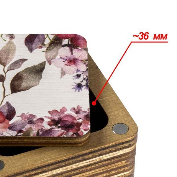 Thread Catcher Square &ndash; &ldquo;Flowers&rdquo; FLZB(N)-105